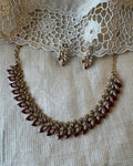 AJ-Y01269 Ruby Necklace Set