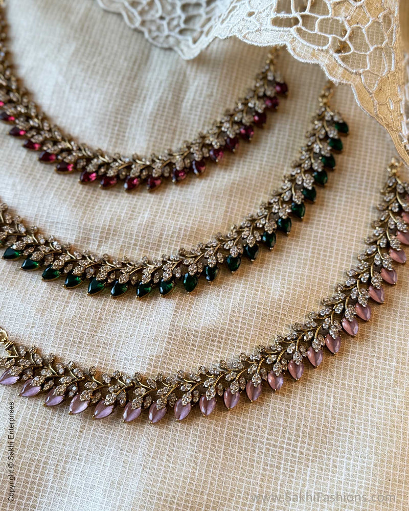 AJ-Y01269 Ruby Necklace Set