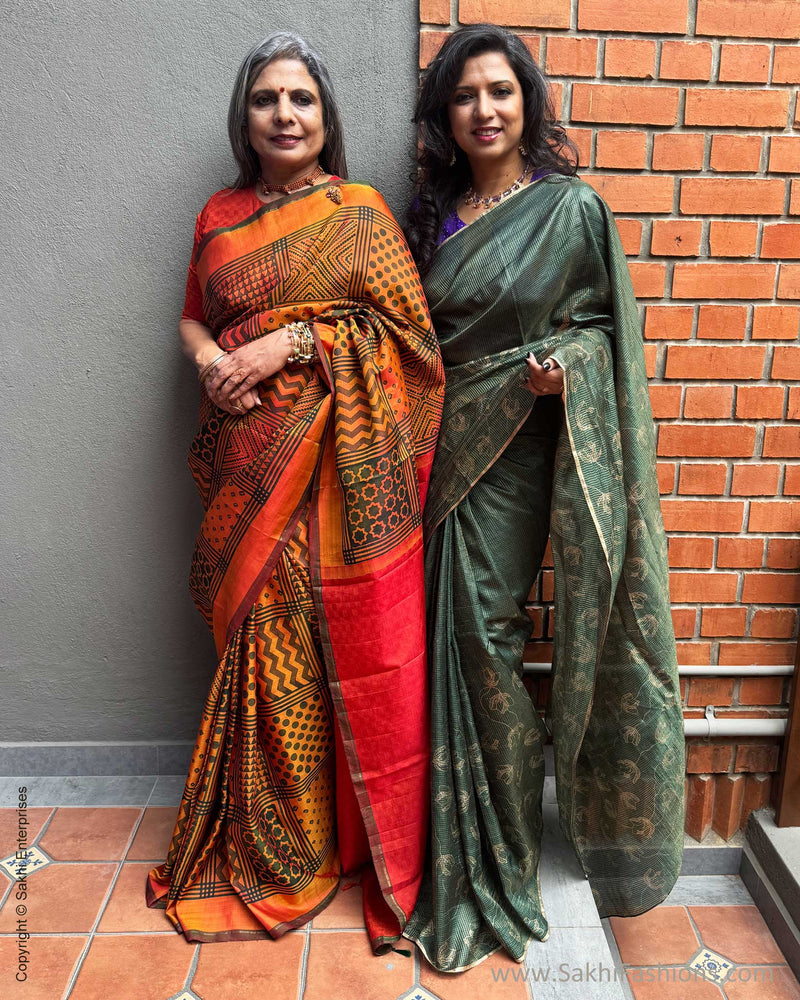 EE-Y03806 Printed Kanchi Saree