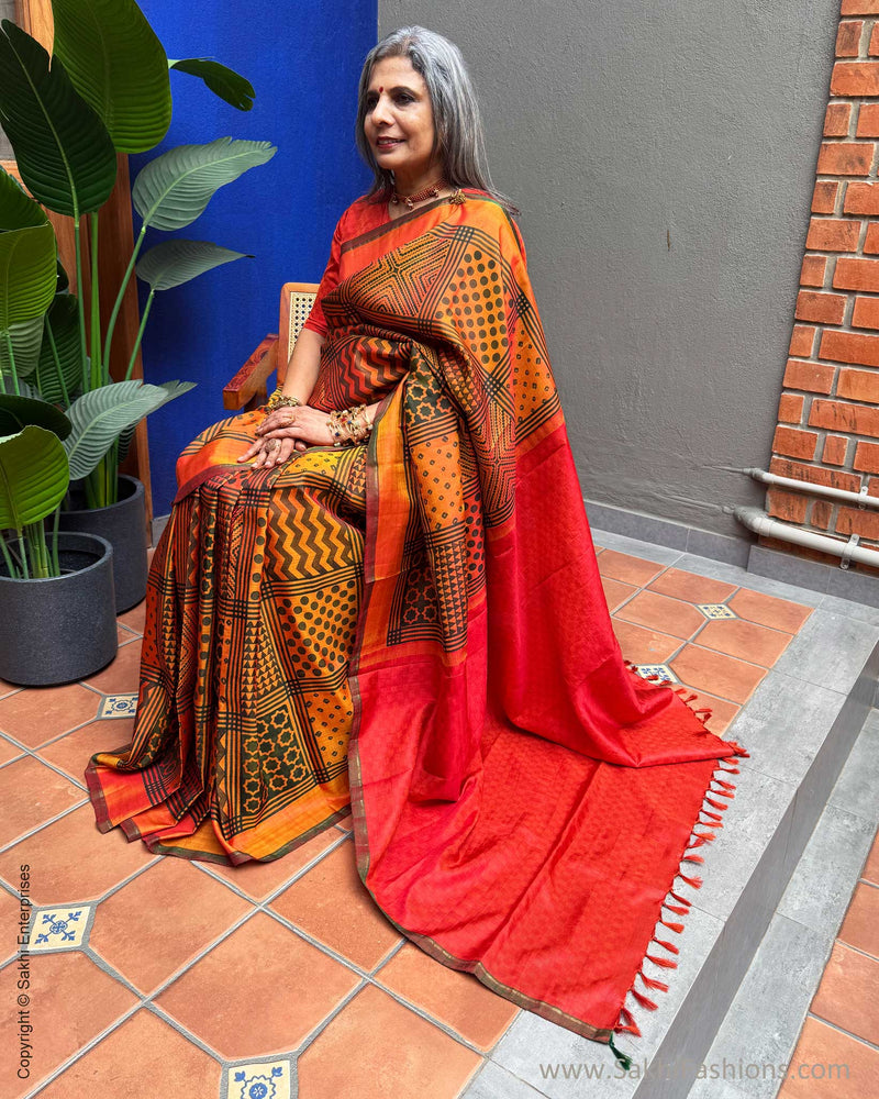EE-Y03806 Printed Kanchi Saree