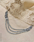 AS-Y0336 Pearl Silver Choker