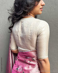 BL-W16476 Silver Tissue Blouse