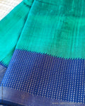 DP-X14917 Green Rawsilk Sari