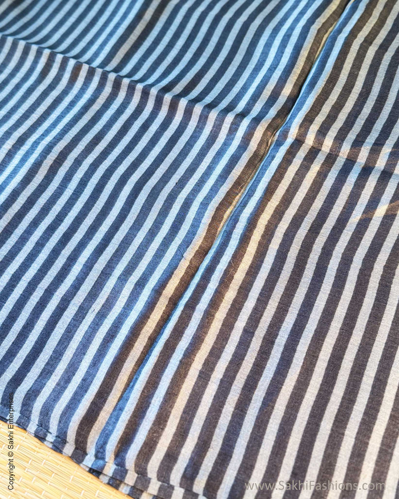 DP-X07322 Grey Tussar Sari