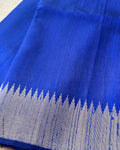 DP-X14921 Blue Rawsilk Sari