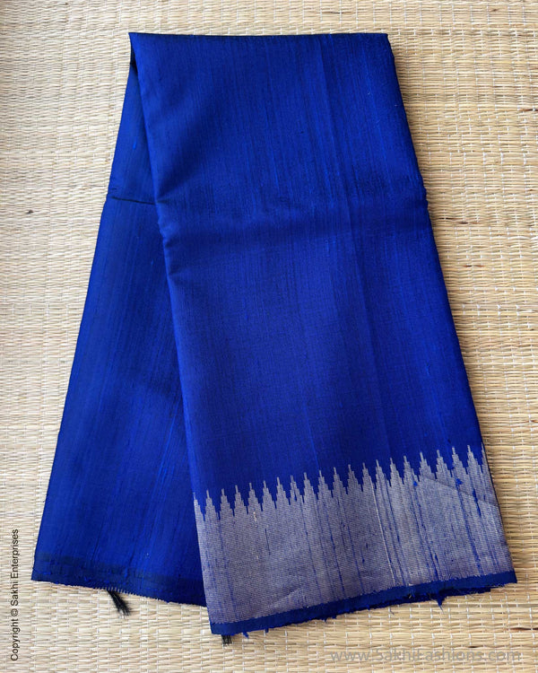DP-X14921 Blue Rawsilk Sari