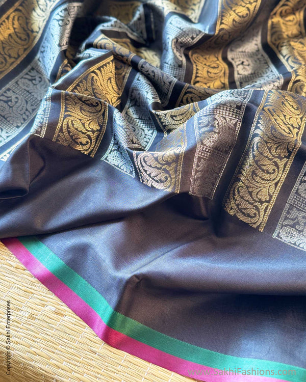 DP-Y03847 Black Banarsi Sari