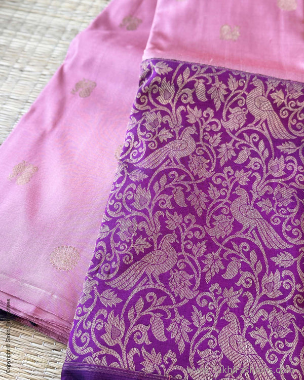 DP-Y03013 Pink Kanjeevaram Sari