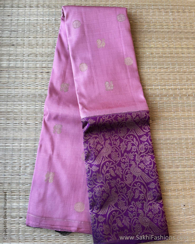 DP-Y03013 Pink Kanjeevaram Sari