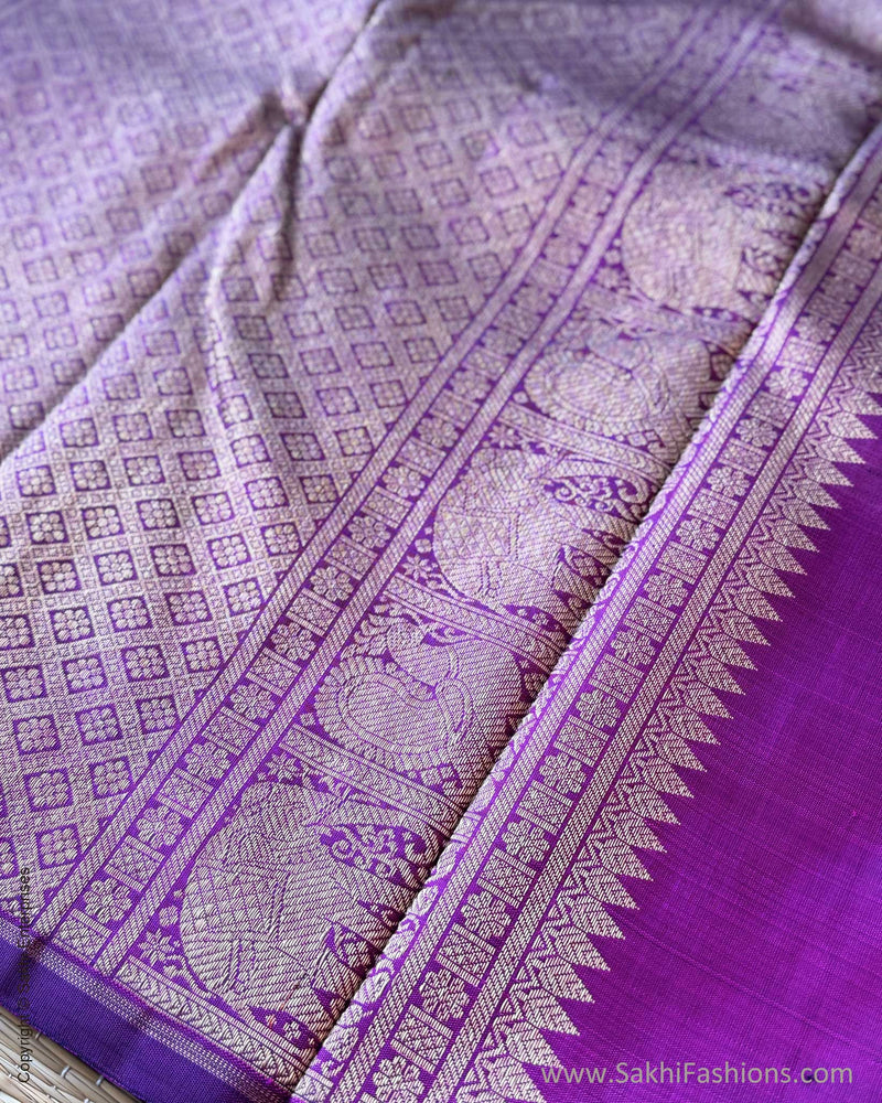DP-Y03013 Pink Kanjeevaram Sari