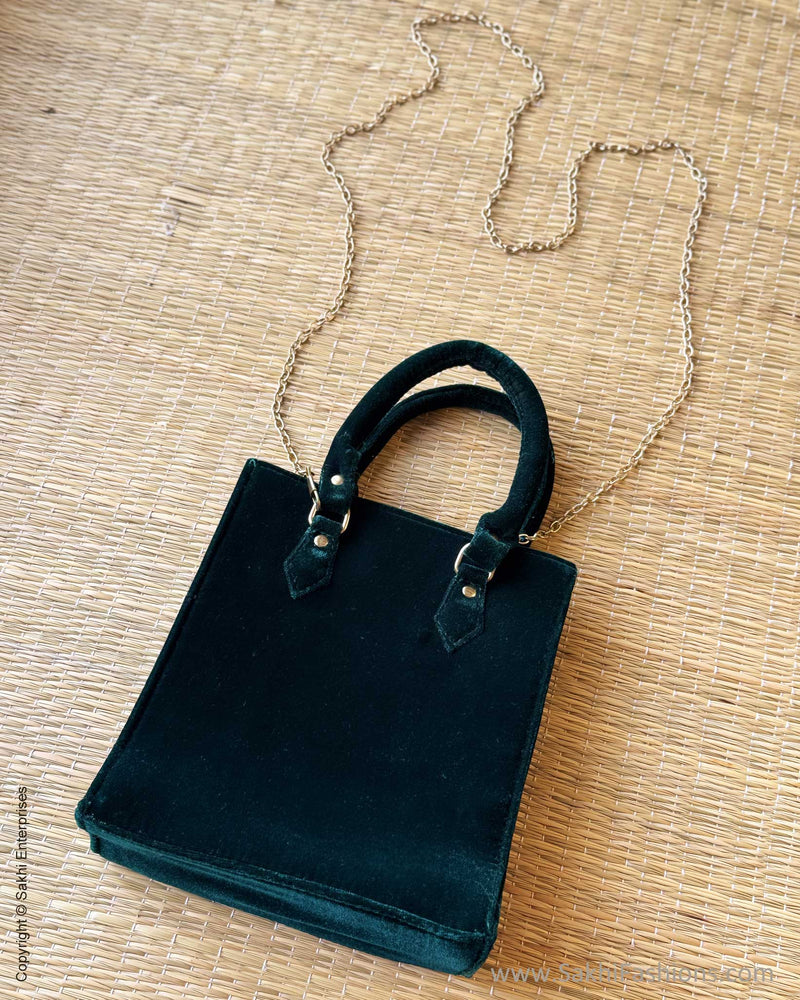 AC-V16328 Green Velvet sling