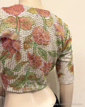 BL-Y01039R Multi Cutwork blouse