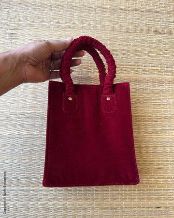 AC-V14238 Maroon Velvet sling
