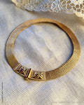 AS-Y04983 Silver Gold Chocker