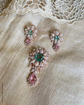 AJ-Y04586 Diamante Pendant Set