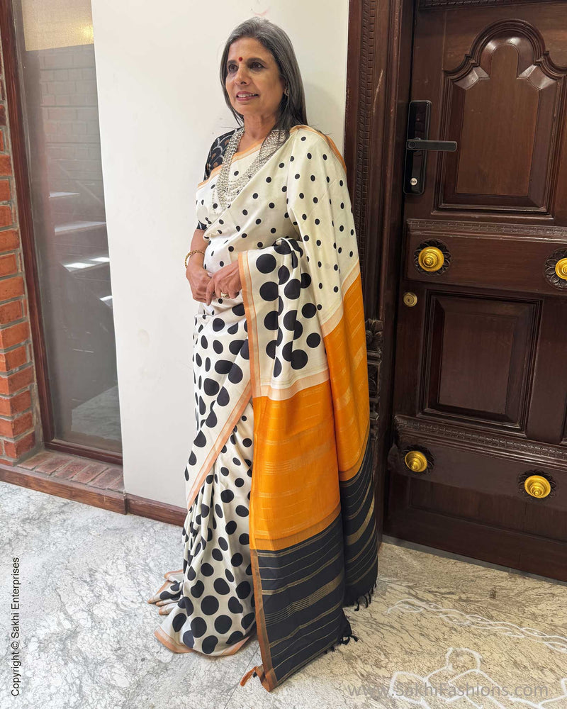 EE-X15578 Polka Dot print Kanchi