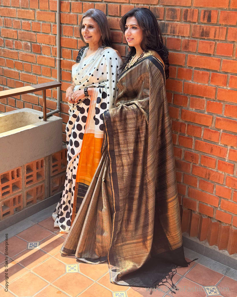 EE-X15578 Polka Dot print Kanchi