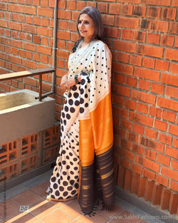 EE-X15578 Polka Dot print Kanchi