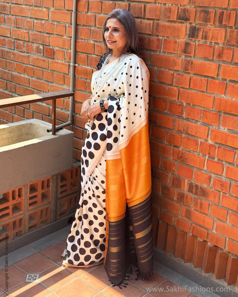 EE-X15578 Polka Dot print Kanchi