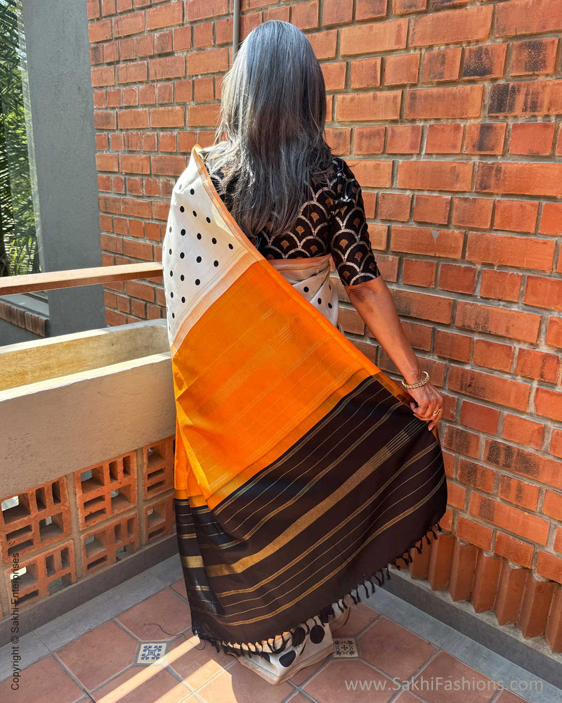 DP-Y07937 Polka Dot print Kanchi
