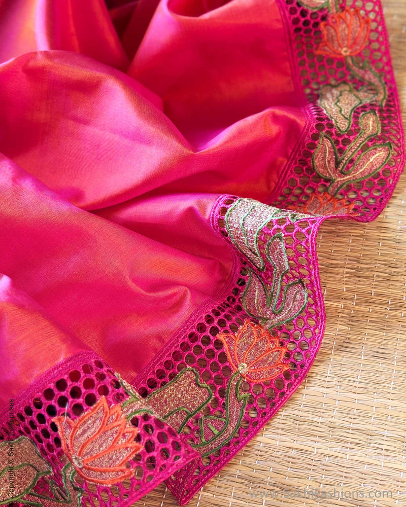 DP-Y05139 Peach Kanchi sari