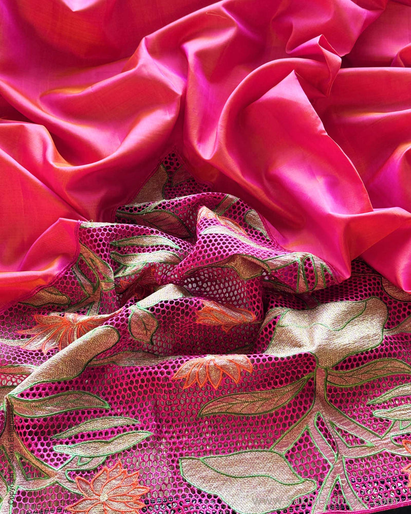 DP-Y05139 Peach Kanchi sari
