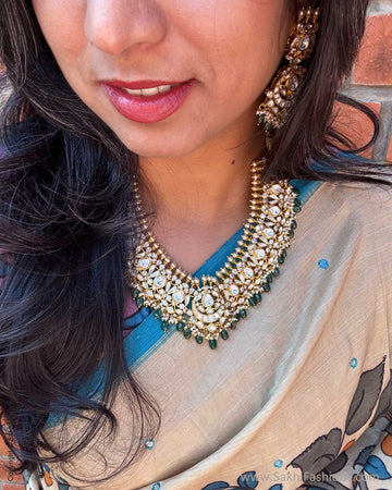EE-X14204 Kalamkari Kanchi Silk