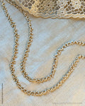 AS-Y03197 Gold Pearls necklace