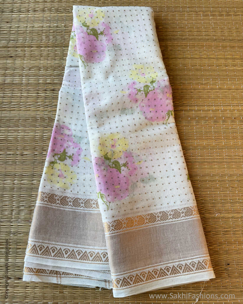 DP-Y05691 Flora Cotton Sari