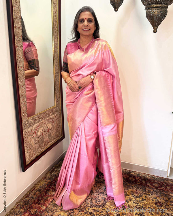 EE-Y04403 Pink Kanjeevaram