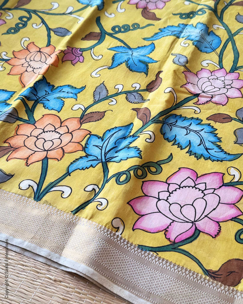 DP-Y05711 Kalamkari Chenia Silk