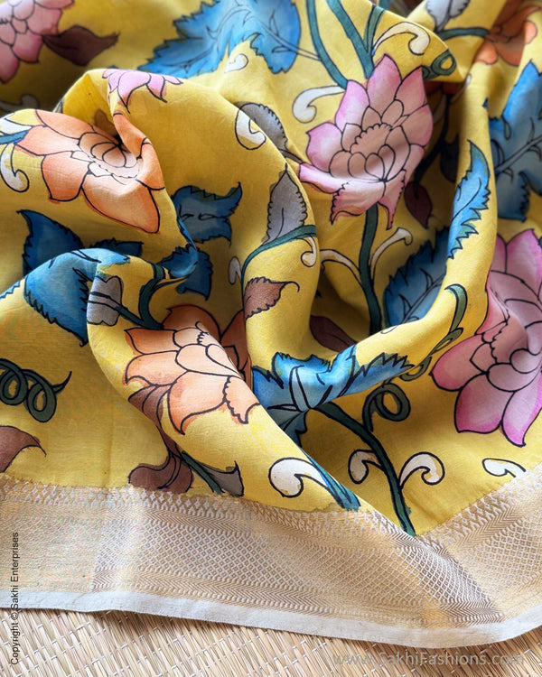 DP-Y05711 Kalamkari Chenia Silk
