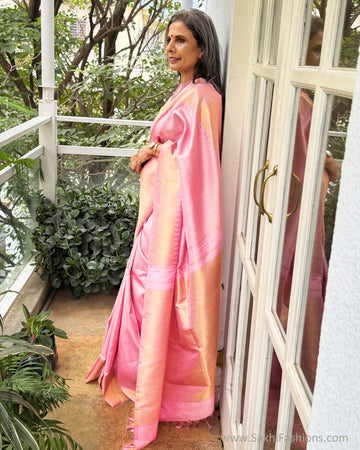 EE-Y04403 Pink Kanjeevaram