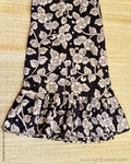 PT-Y05745 Black Kalamkari Petticoat