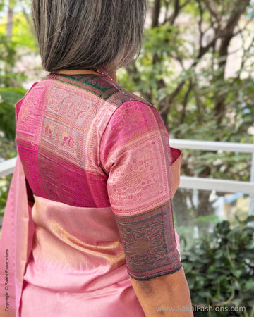 EE-Y04403 Pink Kanjeevaram