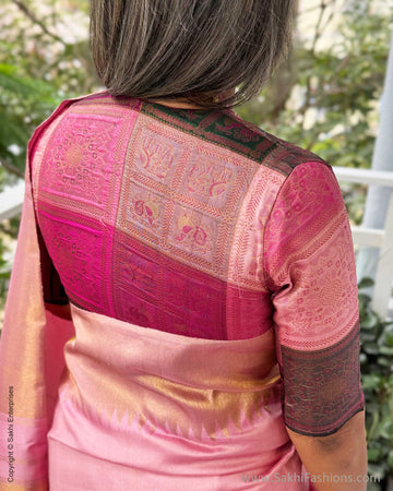 EE-Y04403 Pink Kanjeevaram