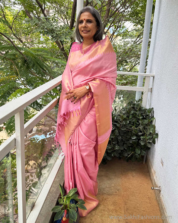EE-Y04403 Pink Kanjeevaram