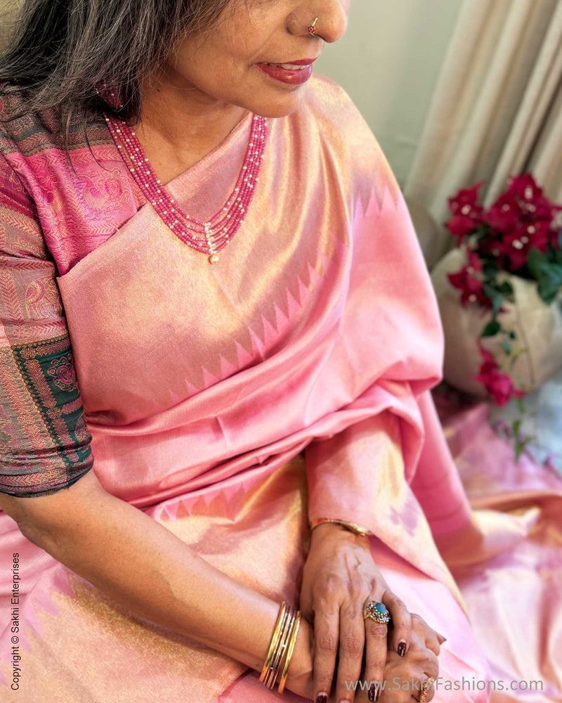 EE-Y04403 Pink Kanjeevaram