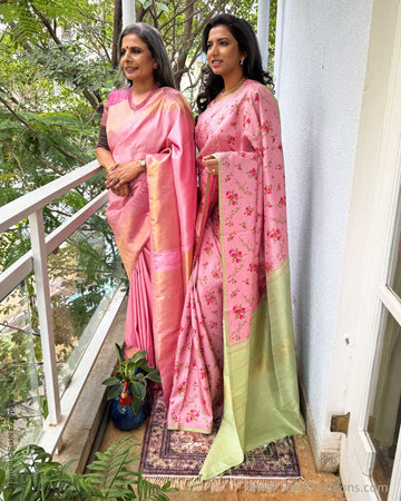 EE-Y04403 Pink Kanjeevaram