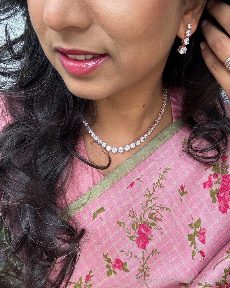 EE-Y04174 Pink floral Kanchi Sari
