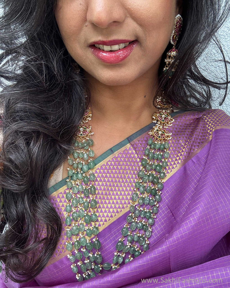 EE-Y04630 Purple Kanjeevaram Sari