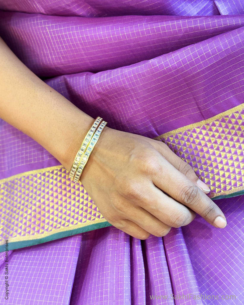 EE-Y04630 Purple Kanjeevaram Sari