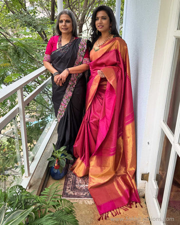 EE-Y04202 Magenta Pink Kanjeevaram