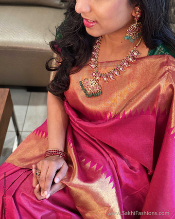 EE-Y04202 Magenta Pink Kanjeevaram