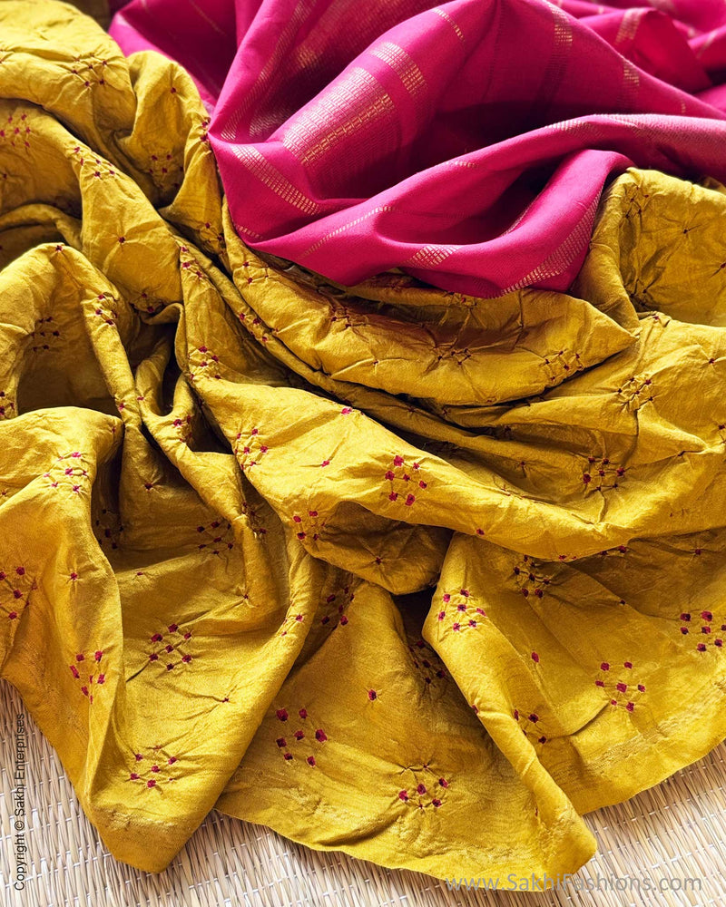 DP-Y05979 Yellow Bandhini Kanchi