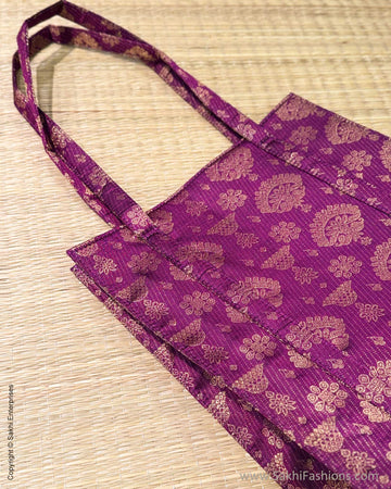 AC-Y06218 Purple Kanchi Tote bag