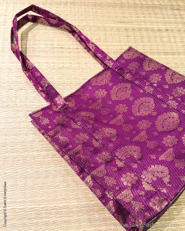 AC-Y06218 Purple Kanchi Tote bag