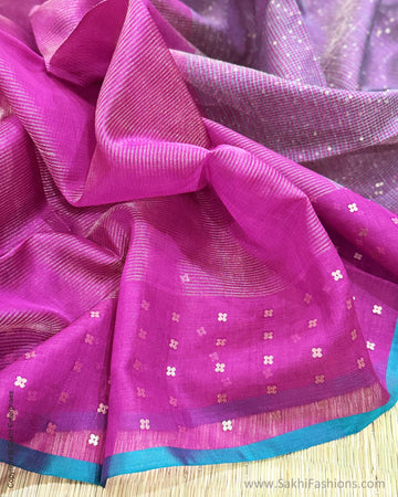 EE-Y05679 Purple Seq Dupatta