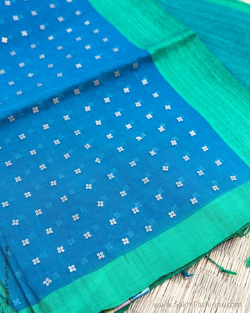 EE-Y05678 Blue Seq Dupatta
