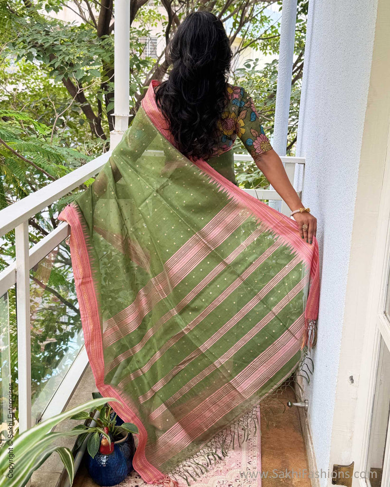 EE-Y05629 Green Seq Sari